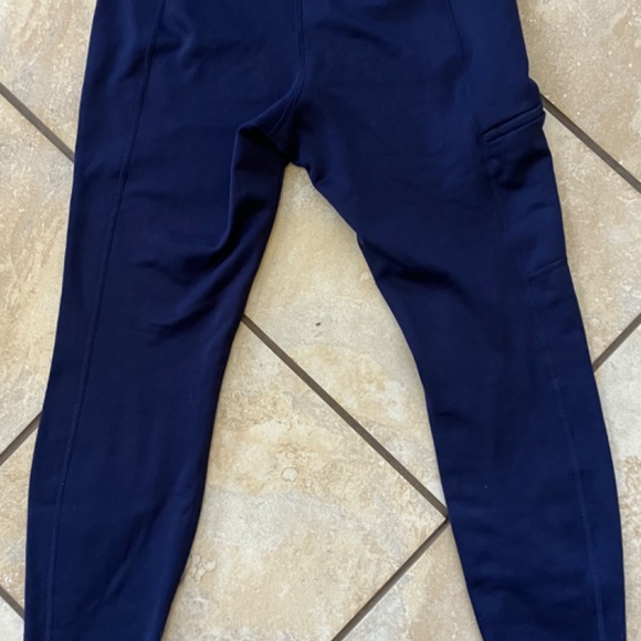 Patagonia Navy Polartec Fleece Leggings – Women’s XS - Picture 3 of 13